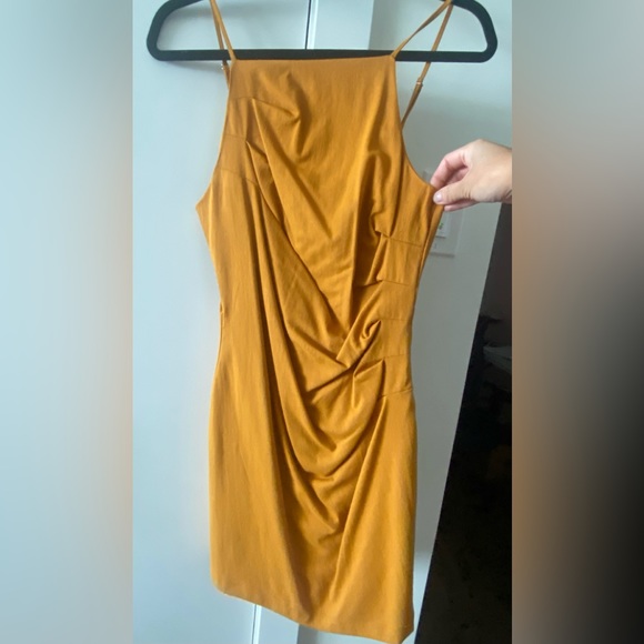 NWT Dynamite Jennifer Ruched Dress, Size Small - Picture 2 of 7